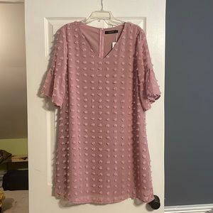 Mauve/pink dress NWT size L